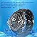 Smart Watch,B-Active Fitness Tracker,Q Watch Charger,IP68 Smart Watch,Heart Rate Monitor,26mm TPU Band,Dual time Zone Black Watch