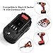 Masione 4.0Ah 18V Ni-Mh HPB18 Replacement for Black and Decker 18V Battery HPB18-OPE Compatible with Black and Decker 18 Volt Battery Firestorm Cordless Power Tools 244760-00 A1718 FSB18 (2-Pack)
