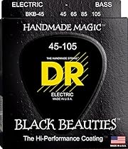 DR Strings Bass Strings, Black Beauties - Extra-Life, Black-Coated
