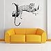 ChezMax DIY Wall Sticker Decal Mural Removable Self Adhesive Paper Art Deco Tiger 18.9