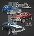 GM Chevrolet Chevelle Classic Car Lineup Automobile T-Shirt Tee Select Shirt Size: X-Large