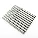 JIUWU 3.175mm Carbide End Mill 2.0mm Cutting Edge Engraving Bits CNC PCB Machinery Pack of 10