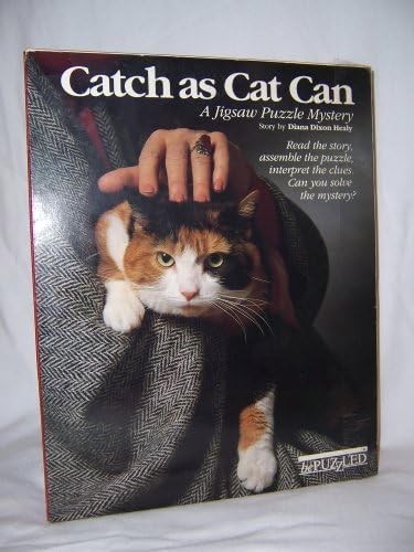 Catch as Cat Can, A Jigsaw Mystery Puzzle by Diana Dixon Healy (1988 Vintage) by Bepuzzled