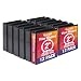 Samsill Economy 3 Ring View Binder Organizer, 2 Inch Round Ring Binder, Customizeable Clear View Cover, Black Bulk Binder 12 Pack