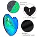 Play Tailor Sequin Heart Pillow with Insert Heart Shaped Reversible Sequins Pillows Decorative Cushion (13