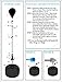 Anfan Reflex Bag Free Standing Boxing Speed Punching Bag, Adjustable Height for Adult&Kid, Boxing Punching Ball (Black)