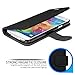 BUDDIBOX Galaxy S5 Case, [Wallet Case] Premium PU Leather Wallet Case with [Kickstand] Card Holder and ID Slot for Samsung Galaxy S5, (Black)