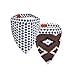 Territory Adventure Collection Reversible Pet Bandana, Large, Blue/Brown Print
