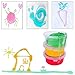 KAYLAN Crystal Clay Soft Slime Magic Mud Toy 12 Tins with 12 Color Pack of 1