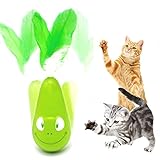 Cat toys Automatic Feather Interactive Shake Tumbler Toy Entertainment Exercise For Indoor Cats -Non auto stop- FIRIK - Frog
