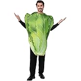 DSPLAY Lettuce Costume for Adult Couples Vegetable Food Costume
