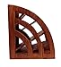 IndiaBigShop Handmade Wooden Multi Remote Control Holder / Stand / Organizer / Rack For Space Saving 5 Slot TV Remote Control Storage Organizer Caddy 7.5 Inch
