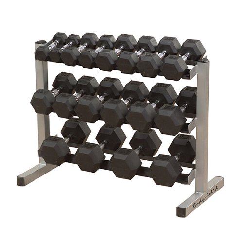Body-Solid Three-Tier Horizontal Dumbbell Rack (GDR363)