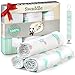 Premium Quality Baby Swaddle Blankets 100% Organic Muslin Cotton for baby boy and girl , 3 Pack. Let Baby Feel Embraced And Protected with Loli's ultra soft covering cloth + Bonus Gift