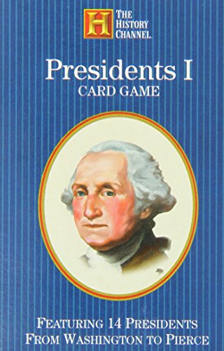 Presidents Card Game: Featuring 14 Presidents from Washington to Pierce : 1789-1857 (History Channel) by Us Games Systems