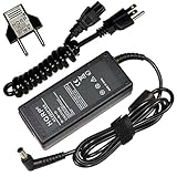 HQRP 19V AC Adapter for Samsung BN44-00837A A6619_FSM UN32J5205 UN32J5205AFXZA UN32J5205AF UN32J525DAF UN32M4500 UN32M4500AFXZC LED HDTV TV Power Supply Cord Adaptor + Euro Plug Adapter
