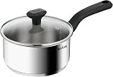 Tefal Comfort Max 18cm Stainless Steel Saucepan with Glass Lid C8732304