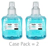 GOJO Pomeberry Foam Handwash, Pomegranate Scent, 1200 mL Hand Soap Refill for GOJO LTX-12 Dispenser (Pack of 2) - 1916-02
