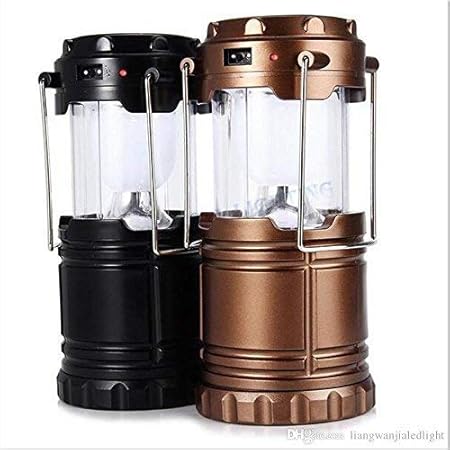 Gujline LED Solar Emergency Light Lantern + USB Mobile Charging+Torch Point, 2 Power Source Solar