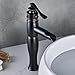 Rozin Tall Waterfall Spout Bathroom Vessel Sink Faucet Single Lever Countertop Mixer Tap Oil Rubbed Bronze