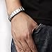 Power Ionics® Mens Titanium Power Nano Energy 80 Germanium Stones Bracelet Balance