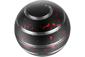 Apqdw Fidget Toys Adults, 1.54'' Kinetic Desk Toys, Party Favors Toys for Kids 8-12, Fidget Toys for Kids, Stocking Stuffers (39MM, Black Red)