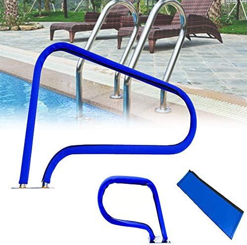 Swimming Pool Handrail Cover,Swimming Pool Grab Rail Ladder Cover, Non-Slip Neoprene Soft Safety Grip,Durable Easy Install Stretch Flexible