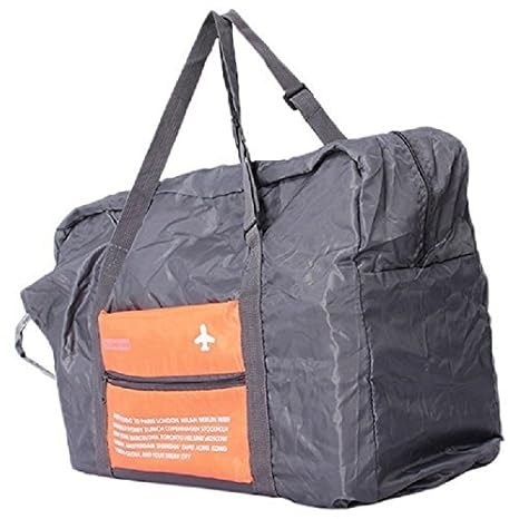 Ultra Zon? Foldable Bag,Polyester Material, Large Capacity Waterproof Foldable Lightweight Big Carry On Luggage Bag (Color May Vary)