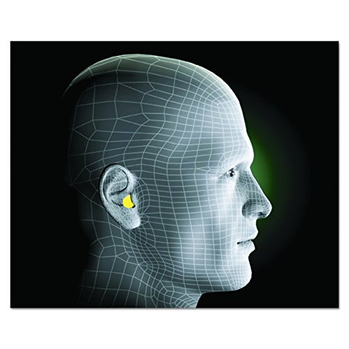 3M E-A-Rsoft Yellow Neon Blasts Uncorded Earplugs, Hearing Conservation 312-1252 in Poly Bag Regular Size, 200-Count Box