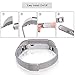 TOMALL Replacement Bands Compatible for Fitbit Alta HR and Fitbit Alta, Adjustable Replacement Accessories with Lock for Fitbit Alta/Alta HR (Silver)