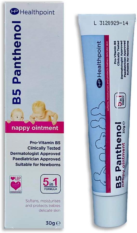 Healthpoint B5 Panthenol Nappy Cream - Pro Vitamin B5, For Newborns