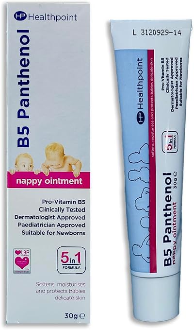 Healthpoint B5 Panthenol Nappy Cream - Pro Vitamin B5, For Newborns