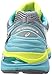 ASICS Women's Gel-Cumulus 18 G-TX Running Shoe, Aluminum/Aquarium/Neon Lime, 8.5 M US