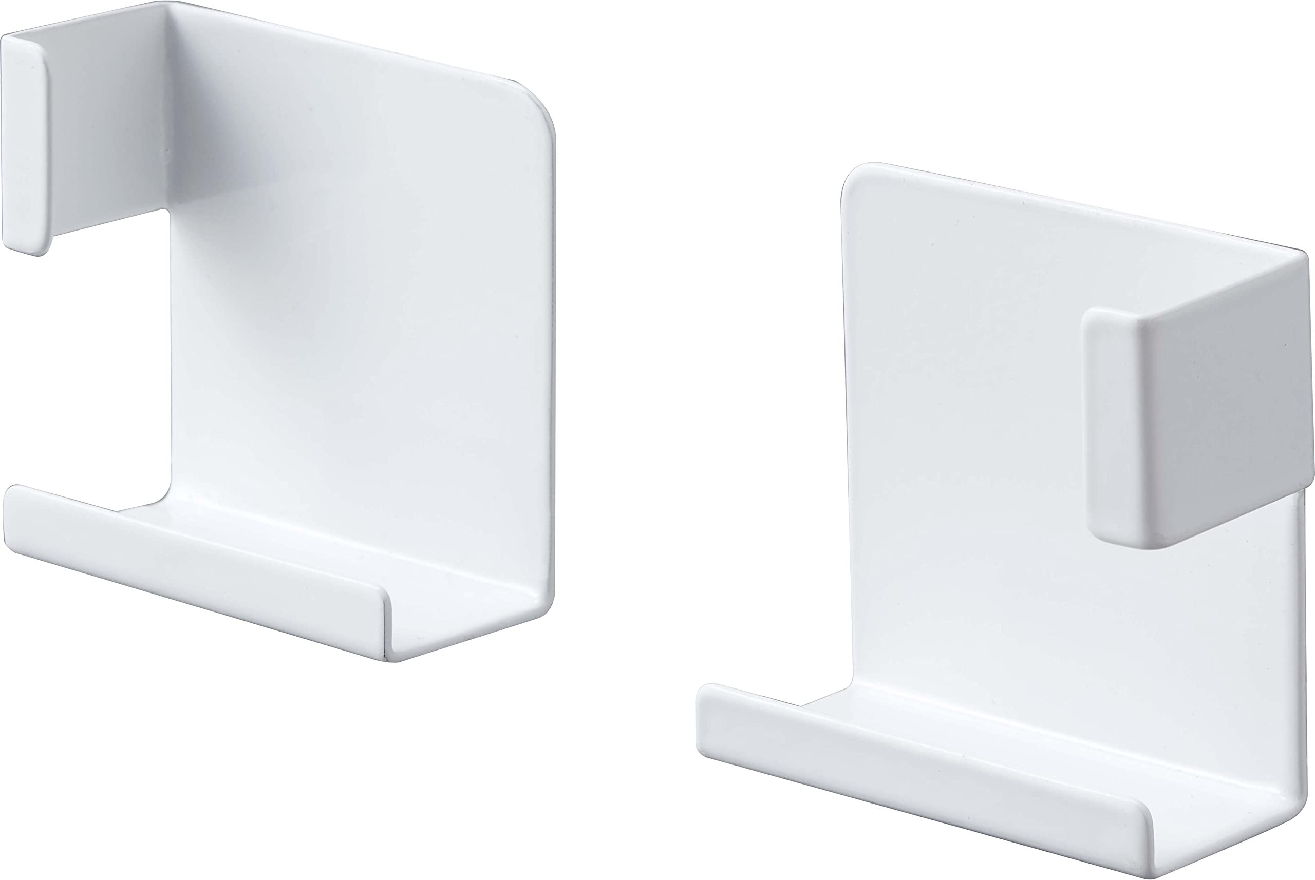 山崎実業(Yamazaki) マグネットタブレットホルダー プレート ホワイト 約W5.2XD2.5XH5cm プレート 挟んで固定 様々なサイズに対応可 4986商品画像