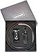 Mio Marino Ratchet Belts for Men - Genuine Leather Dress Belt - Automatic Buckle (Open Oval - Black, Adjustable from 28