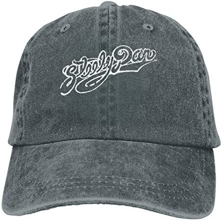 Kuaic24chu Man's Women Unisex Funny Steely Dan 70s Classic Rock Vintage Band Worn Look Music Adult Cowboy Headgear Black