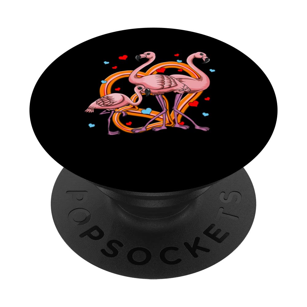 Pink Flamingo Favorite Animal Zoo Animals Bird Type Animal PopSockets Swappable PopGrip