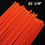 48" Non-Reflective Driveway Markers. 1 case of 500 markers. (Optic Orange)