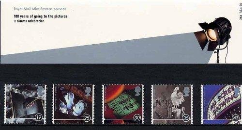 1996 Centenary of Cinema Presentation Pack PP232 (printed no. 266) - Royal Mail Stamps