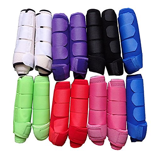 MOYLOR Horse Hoof Care Boots Equestrain Sports Equine Athlete Protective Gear Leg Wraps, Bandage (2 Pack)