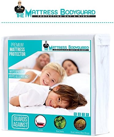 Premium Waterproof Mattress Protector Cover-Safeguard Your Mattress Investment!-Sleep Comfortably with No Dampness on Soft, Breathable Fabric-Vinyl Free &amp; Hypoallergenic-Twin Size (King, Full, Queen)