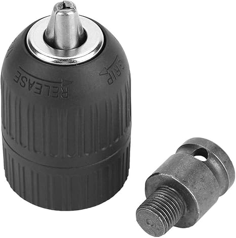 Amazon Com Drill Chuck Keyless Drill Chuck 1 2 unf With 1 2 Chuck Adaptor For Impact Wrench Conversion 2 13mm Home Kitchen