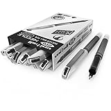 Uni-Ball UB-187S Vision Needle Rollerball Pen – 0.7mm Needle Point – Pack of 12 – Black