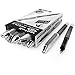 Uni-Ball UB-187S Vision Needle Rollerball Pen – 0.7mm Needle Point – Pack of 12 – Black