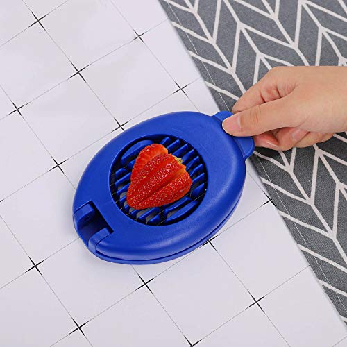 Egg Slicer with Stainless Steel Wire Blue