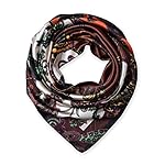 100% Polyester Silk Feeling 35" Kerchief Neck Scarf for Women by corciova 100% Polyester Silk Feeling 35" Kerchief Neck Scarf for Women by corciova