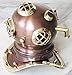 historicalmuseumstore Collectible Nautical Brass & Steel Desktop Copper Finished Scuba Divers Diving Helmet