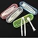 Bhbuy Mini Travel Plastic Contact Lens Box Holder Case Container + Tweezer Set