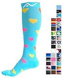 A-Swift Compression Socks for Women & Men - Baby Love, Medium