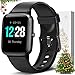 LETSCOM Smart Watch Fitness Tracker Heart Rate Monitor Step Calorie Counter Sleep Monitor Music Control IP68 1.3